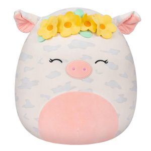 16-Inch Rosie the Spotted Pig with Yellow Flower Crown